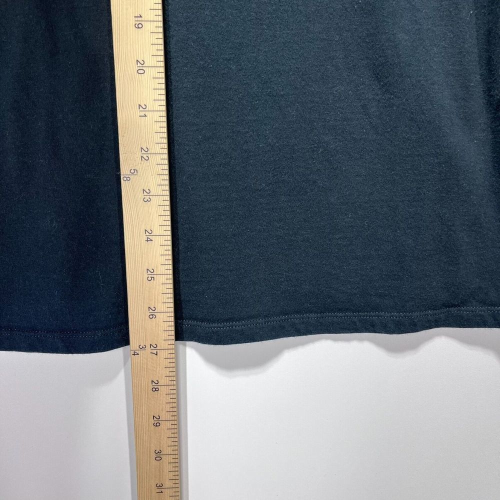 Nike Run Adult T-Shirt Size L Black Athletic Cut Logo Running Workout Sporty - Picture 5 of 5